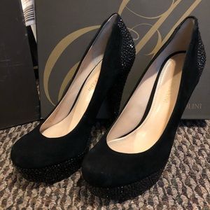 ENZO ANGIOLINI BECCALYNN Black Suede Platform